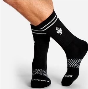 Bombas Calf Sock Black Medium New